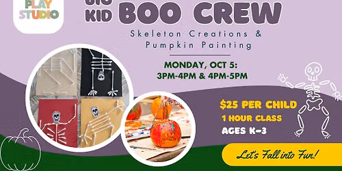 Big Kid Boo Crew Art Class