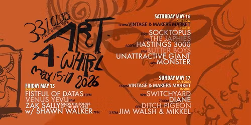 ART-A-WHIRL WEEKEND AT 331CLUB 2026