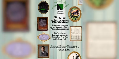 BOLLI & The Naugatuck Valley Cabaret Singers Present: \u201cMusical Menageries\u201d