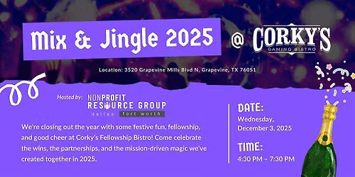 DFW Nonprofit Resource Group's Mix & Jingle 2025