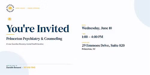 Grand Opening Princeton Psychiatry & Counseling