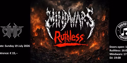 MMM: MINDWARS (USA, ex-Holy Terror) + RUTHLESS (USA) 
