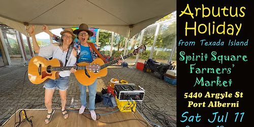 Arbutus Holiday at Spirit Square Farmers' Market in Port Alberni