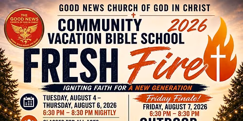 Community Vacation Bible School 2026