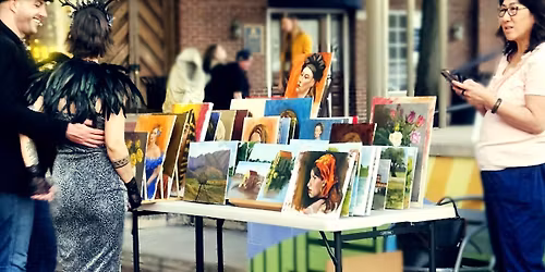 Art Walk Tour and Art Show Downtown Plano Texas