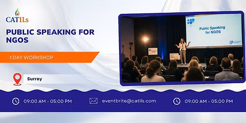 Public Speaking for NGOs: 1 Day Session in Surrey