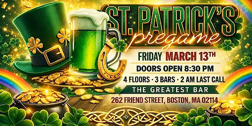 St. Patrick's Day Pregame Party