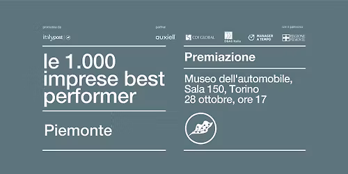 PREMIO LE 1000 IMPRESE BEST PERFORMER 2025 | PIEMONTE