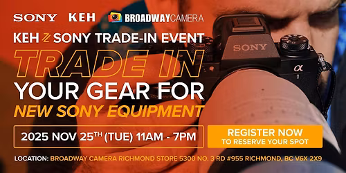 KEH: SONY Trade-In Event (November 25th)
