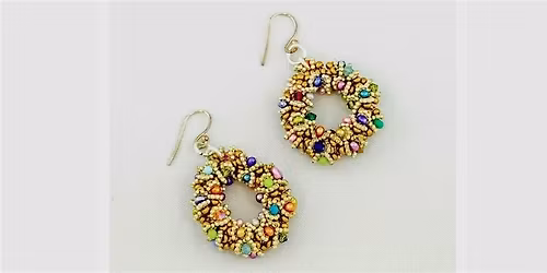 Off Loom Bead Weaving  (Sedona Spiral Earrings)