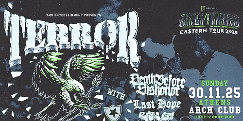 TERROR (US) + DEATH BEFORE DISHONOR (US) + LAST HOPE (BG) + RISK IT (DE) - LIVE IN ATHENS 
