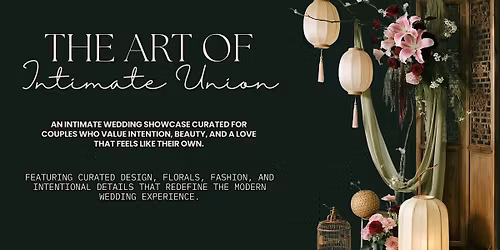 The Art of Intimate Union \u2014 A Wedding Showcase