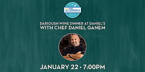 Darioush Wine Dinner at Daniel's with Chef Daniel Ganem