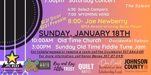 January Jam at the Occidental Hotel and Saloon