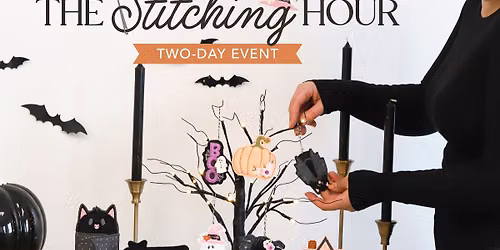 The Stitching Hour 2 day Machine Embroidery Sept 26-27 Inperson \/ Virtual