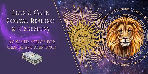 Lion's Gate Portal Tarot Reading & Spell Casting at Turn the Page Bookshop