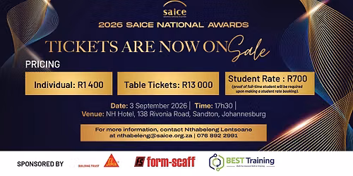 2026 SAICE National Awards