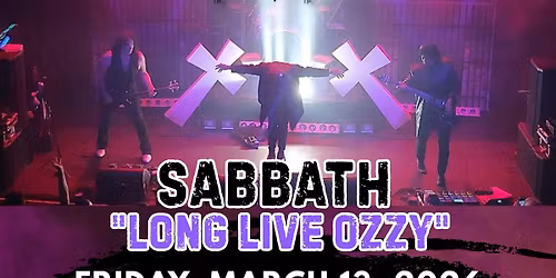 SABBATH "Long Live Ozzy"