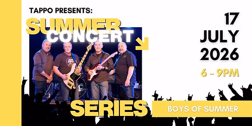 Tappo Summer Street Concert Series: The Boys of Summer