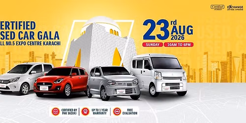 Suzuki Certified Used Car Gala - Karachi