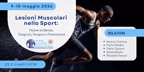 Lesioni muscolari nello sport: Nuove evidenze, Diagnosi, Terapia e Prevenzione