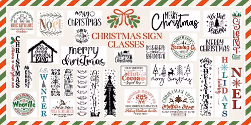 Fall \/ Christmas Sign Class - November 4th, 2025