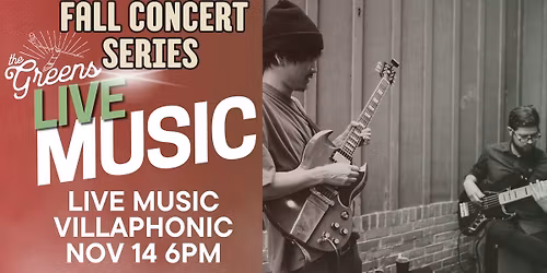 Live Music | Villaphonic \u2013 Nov 14 @ 6PM
