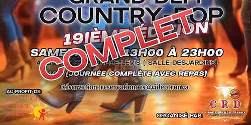 Grand d\u00e9fi Country-pop 19i\u00e8me \u00e9dition