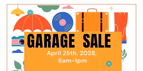 Garage Sale in our parking lot