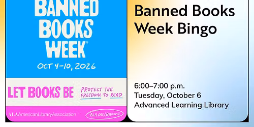 Banned Books Week Bingo