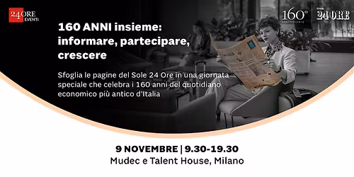 160 ANNI insieme: informare, partecipare, crescere