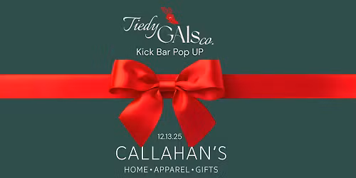 TG co Kick Bar Pop Up at Callahan\u2019s