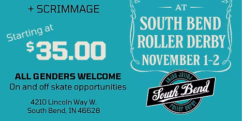 Jackie Daniels Weekend Clinics @ South Bend Roller Derby