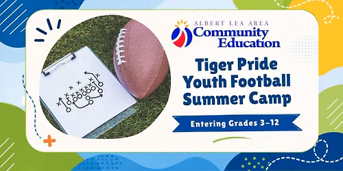 Tiger Pride Youth Football Summer Camp Starts