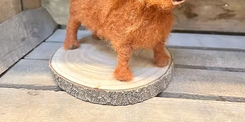 Needlefelting with Felt and Dandy - Highland Cow (3 week)