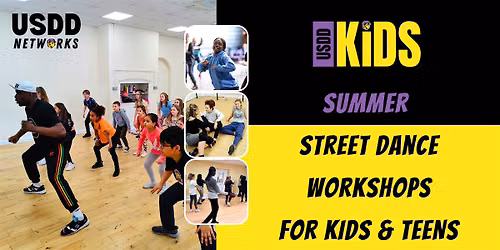 FREE SUMMER STREET DANCE CAMP FOR KIDS | SC \u00d7 USDD KIDS (AGES 7\u201315)