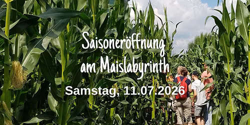 Saisonstart an Bauer Johnnys Maislabyrinth