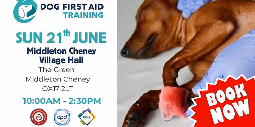Middleton Cheney - Banbury Dog First Aid Training \u2764\ufe0f\u200d\ud83e\ude79\ud83d\udc3e