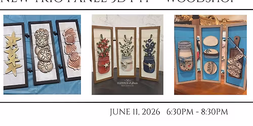 NEW TRIO PANEL 3D PYP \u2013 Woodshop