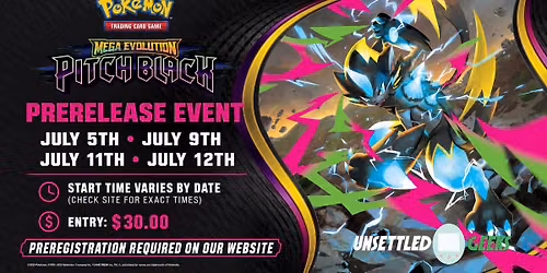 Pok\u00e9mon Pitch Black Prerelease Tournament