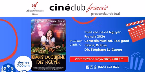 \ud83c\udfa5\ud83c\udf7f\ud83e\udd64 Cine-Club franc\u00e9s presenta: \u275eEn la cocina de Nguyen\u275e (2024).\ud83d\udcab