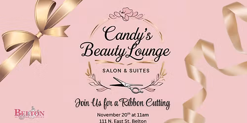 Candy's Beauty Lounge Grand Opening Ribbon Cutting