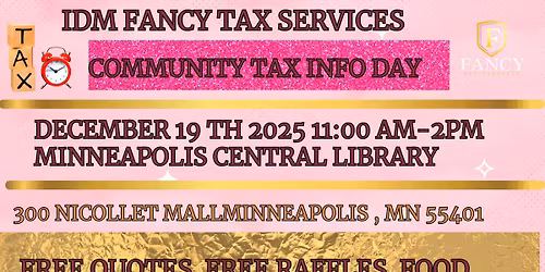 COMMUNITY TAX INFO DAY