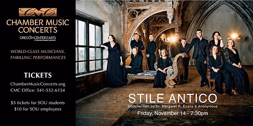 Stile Antico Presented by Chamber Music Concerts