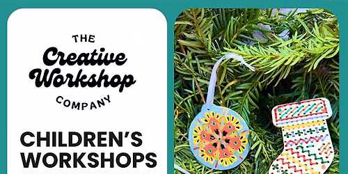 Cross Stitch and Paint Christmas Decorations Workshop