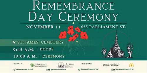 Cabbagetown Remembrance Day Ceremony