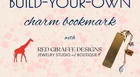 Build Your Own Charm Bookmark with Red Giraffe Designs