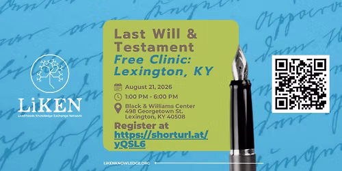 Last Will & Testament Free Clinic: Lexington, KY