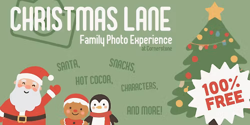 Christmas Lane Family Photo Experience
