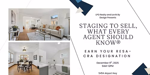 3-Hour CE - Earn your RESA-CRA designation with Lovitt By Design